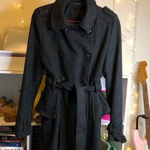 Steve Madden Peplum Peacoat